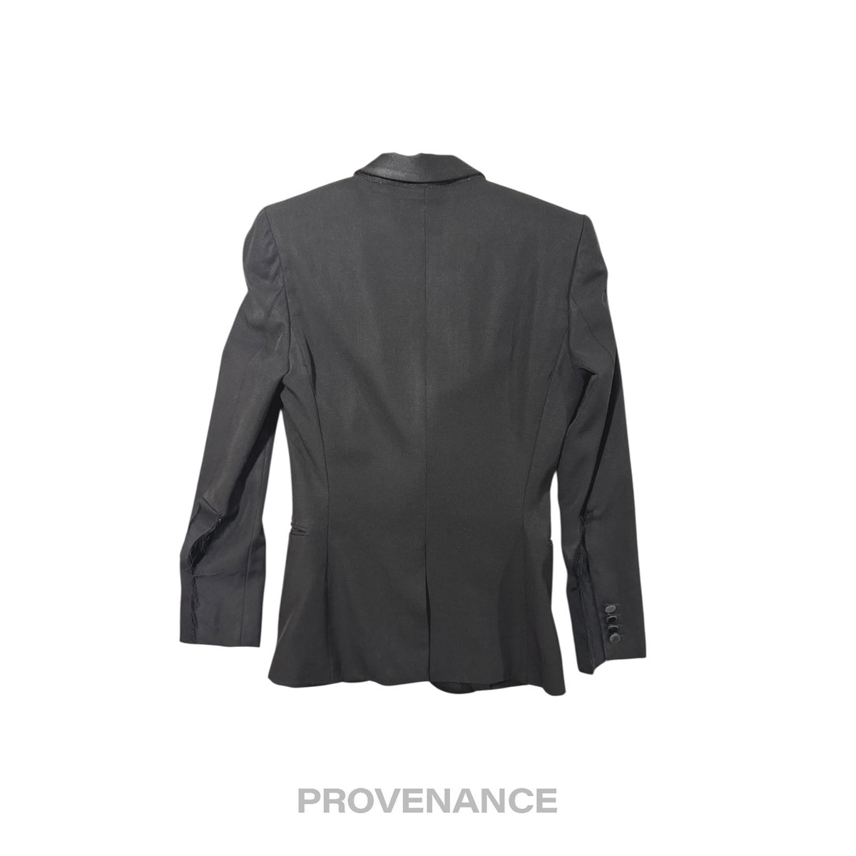 🔴 Saint Laurent Paris SLP Destroyed Tuxedo Dinner Jacket 44