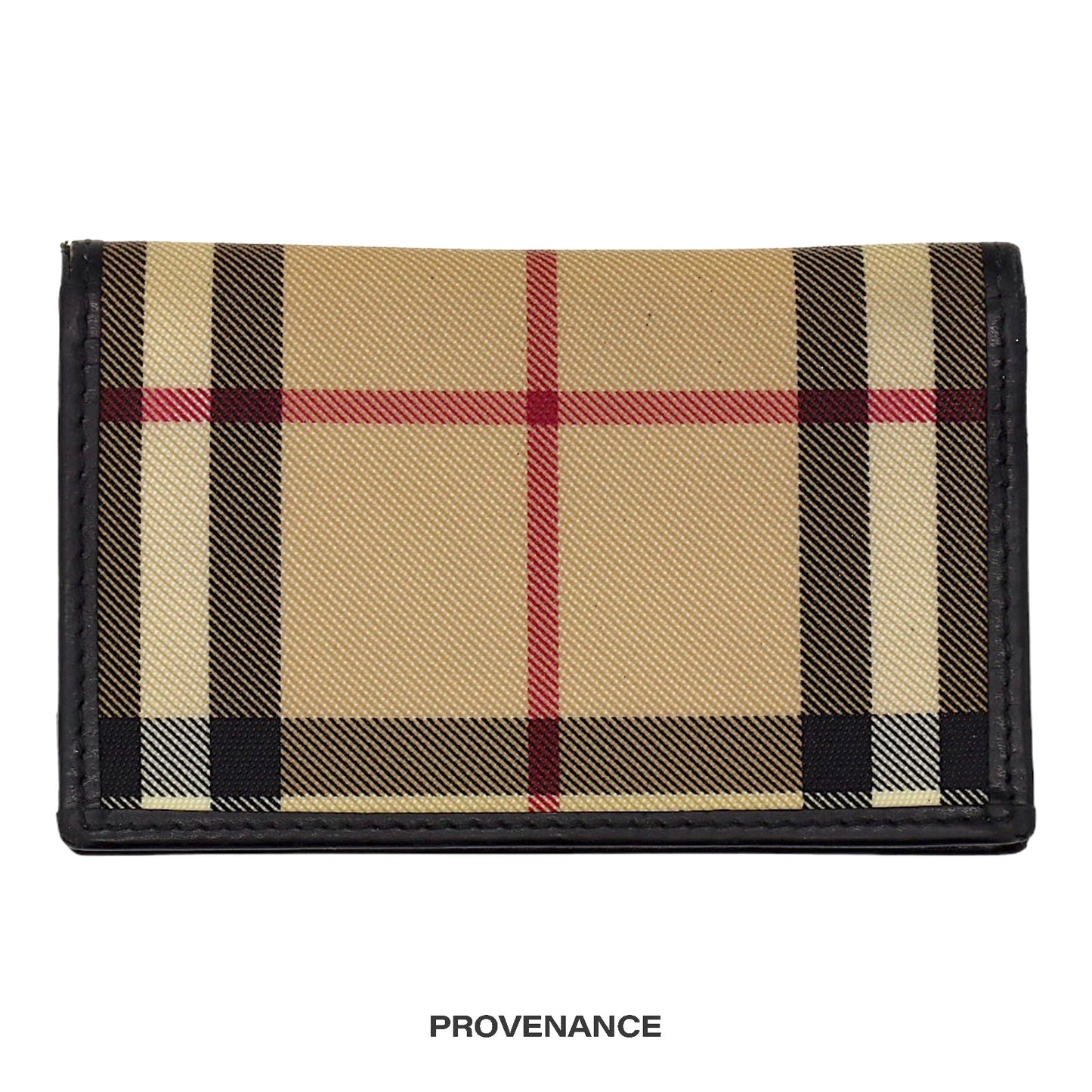 🔴 Burberry ID Pocket Organizer Wallet - Nova Check