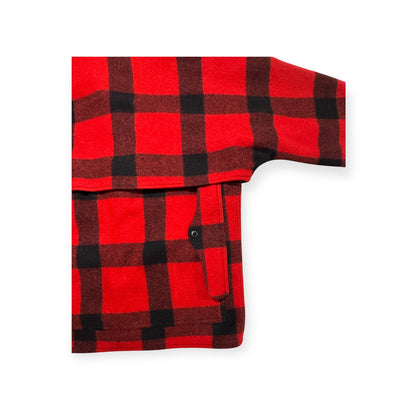 🔴 Filson Double Mackinaw Cruiser - Red/Black Plaid 36 XS