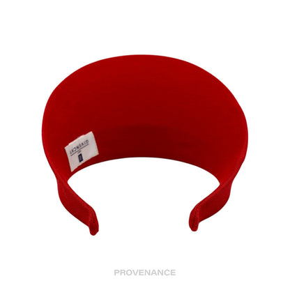 🔴 Givenchy Golf Logo Embroidered  Visor - Red