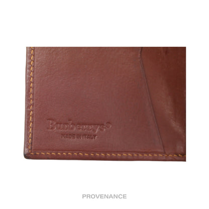 🔴 Burberry Bifold Wallet - Nova Check Brown