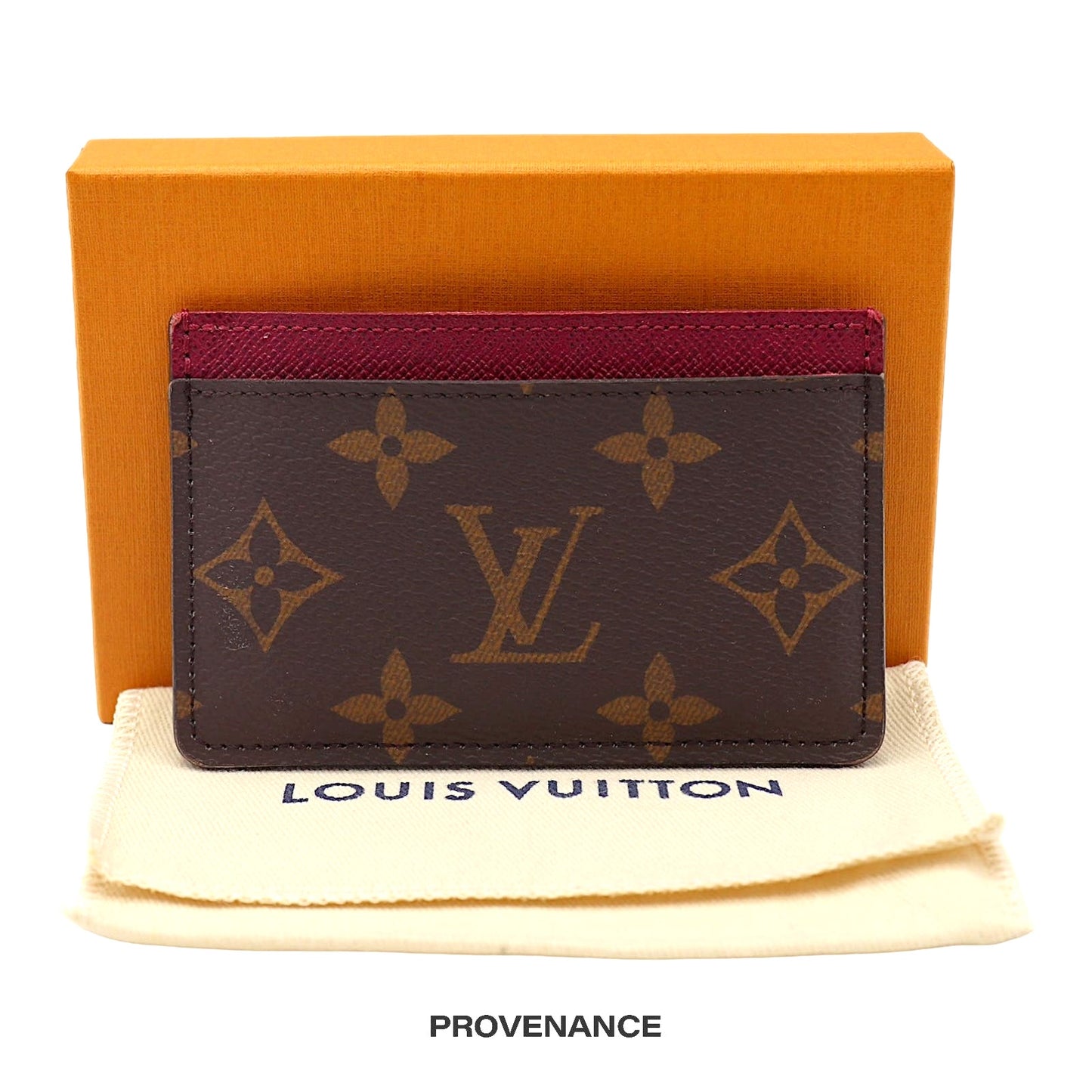 🔴 Louis Vuitton Card Holder Wallet - Monogram Fuchsia