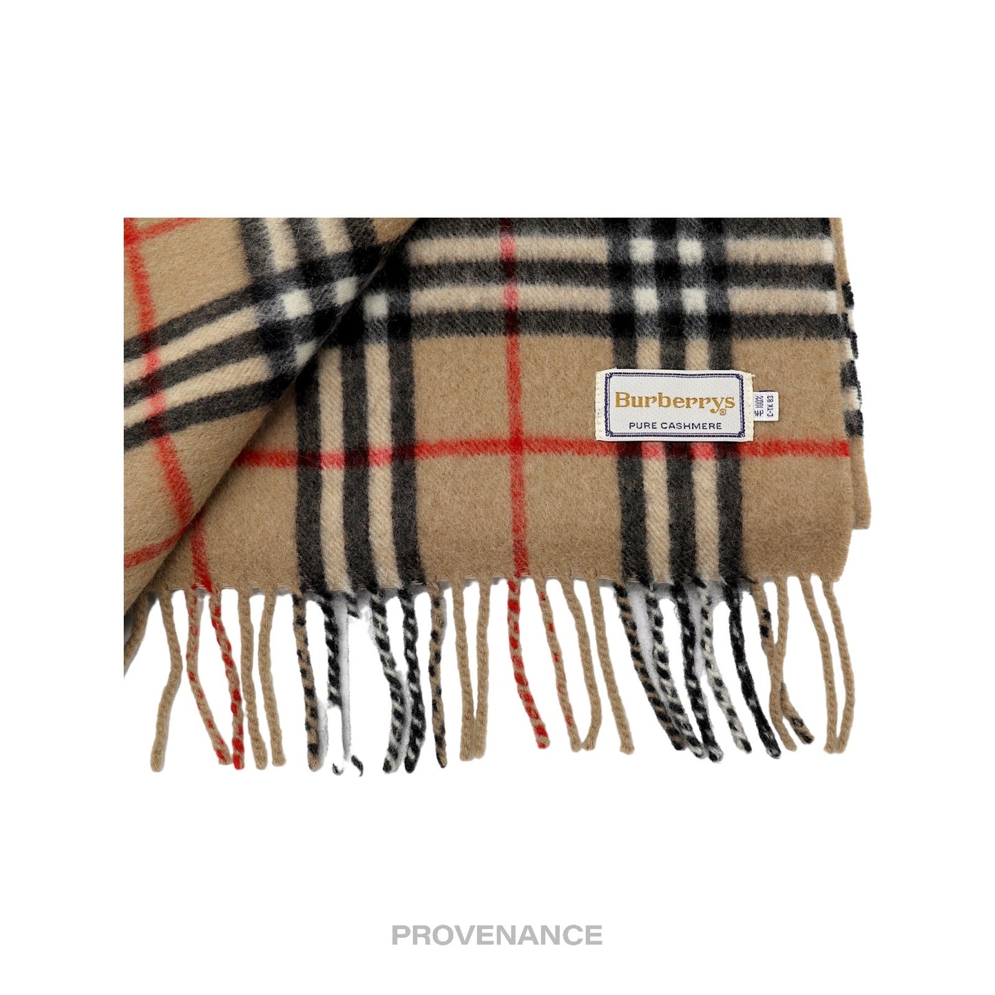 🔴 Burberry Scarf - Nova Check Cashmere