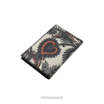🔴 Givenchy 6CC Pocket Organizer Wallet - Moth Paisley