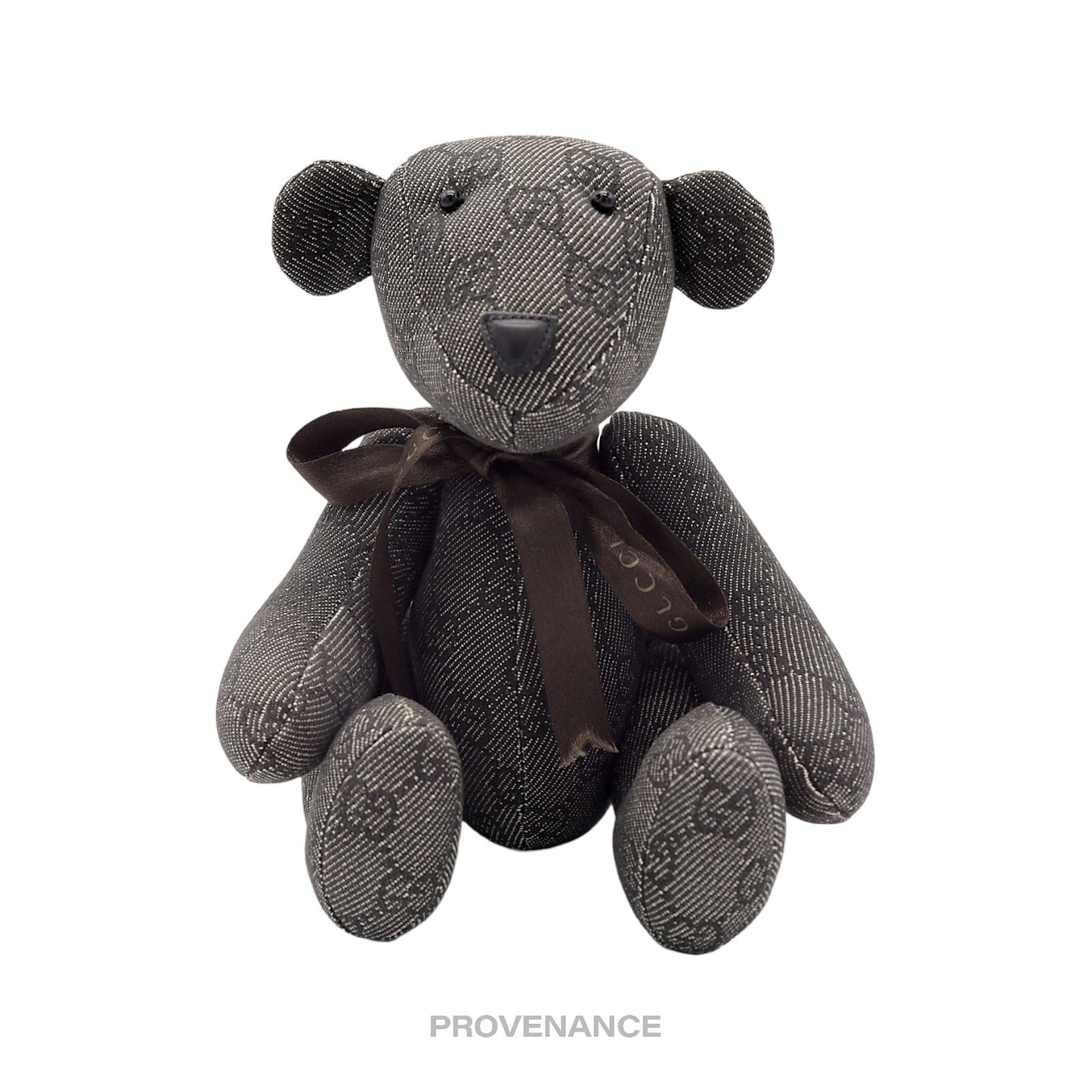 🔴 Gucci Teddy Bear - Charcoal GG Canvas