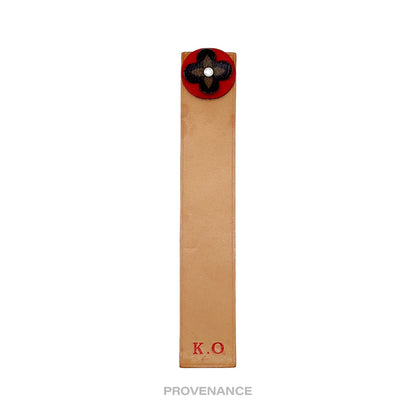 🔴 Louis Vuitton Bookmark - Monogram Flower VVN/RED