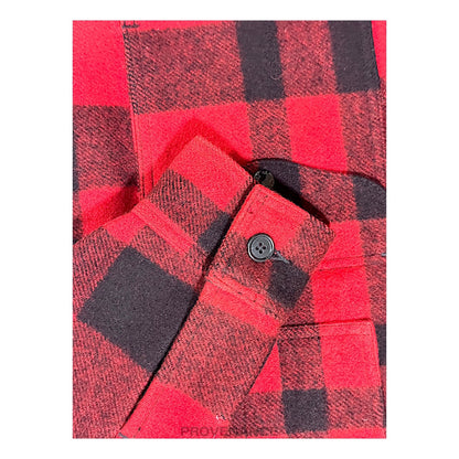 🔴 Filson Mackinaw Wool Cruiser Jacket - Red/Black Plaid 44