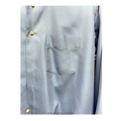 🔴 J. P. Tilford x Harry Rosen Shirt - Blue Twill 16/33