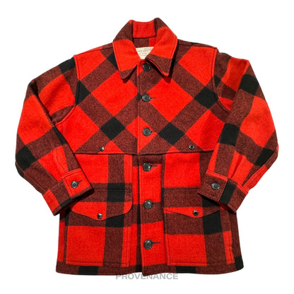 🔴 Filson Double Mackinaw Cruiser - Red/Black Plaid 36