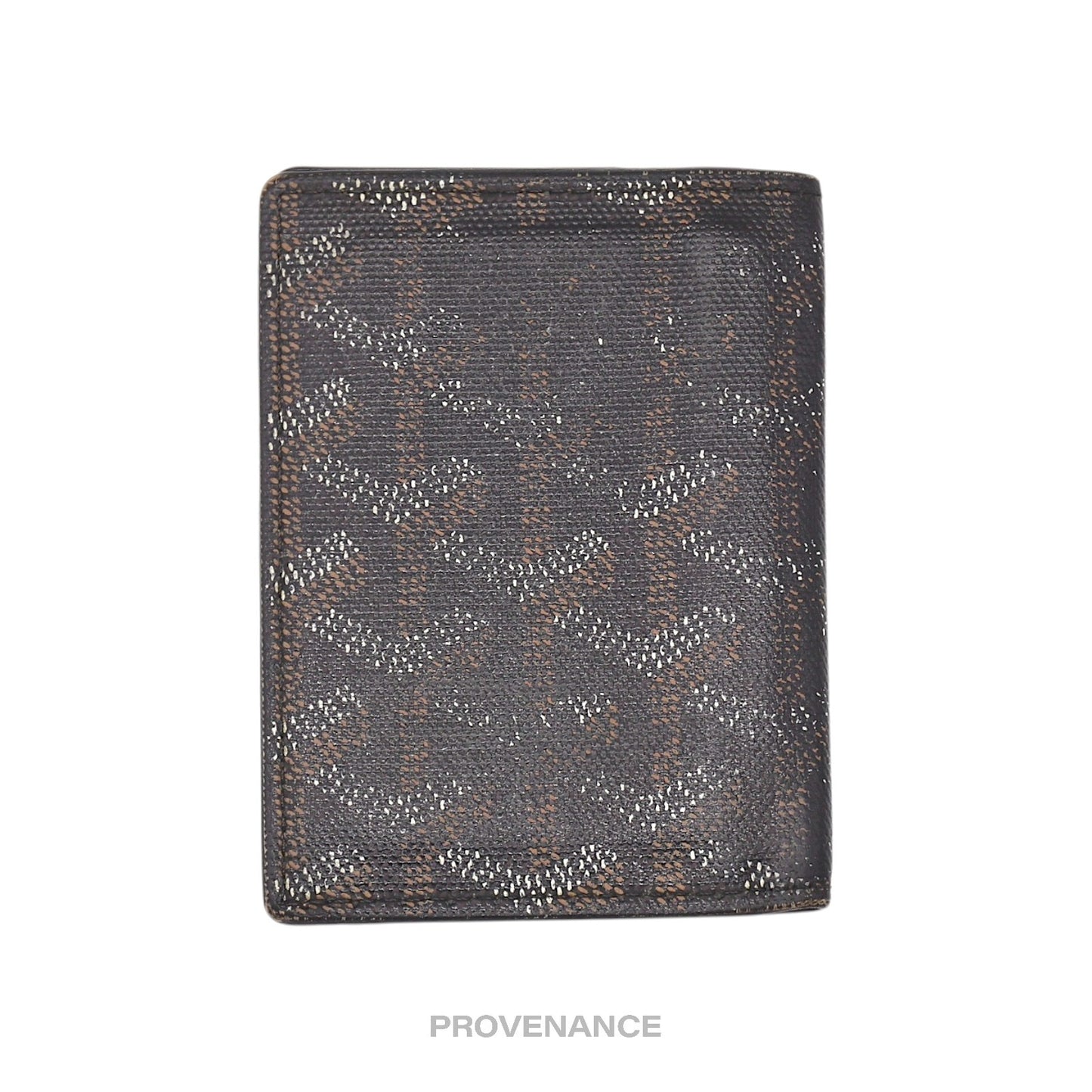 🔴 Goyard Saint-Marc Card Holder Wallet - Black Goyardine