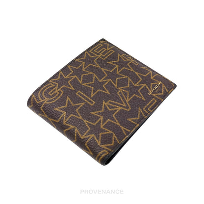 🔴 Givenchy 8CC Bifold Wallet - Monogram Stars