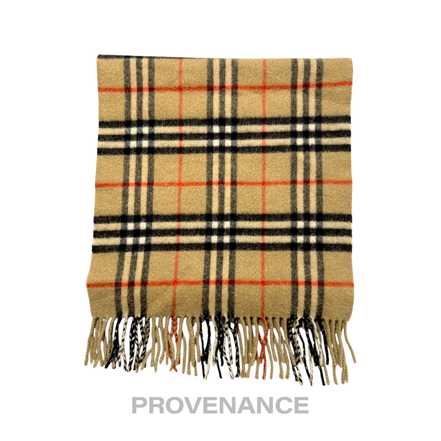 🔴 Vintage Burberrys Scarf Nova Check 100% PURE CASHMERE