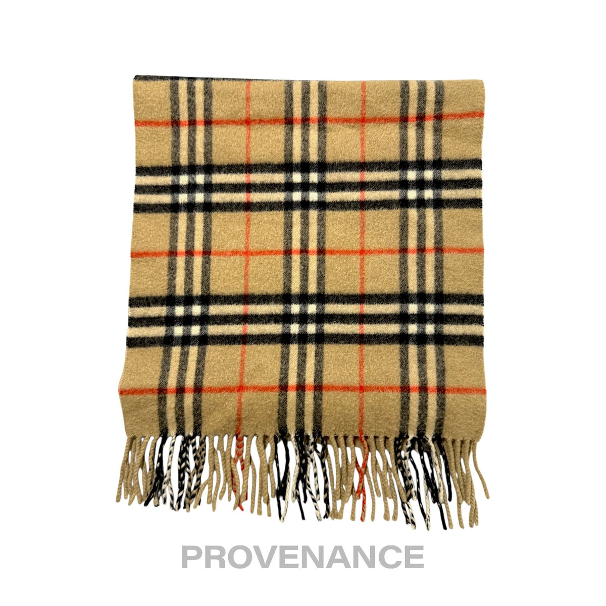 🔴 Vintage Burberrys Scarf Nova Check 100% PURE CASHMERE