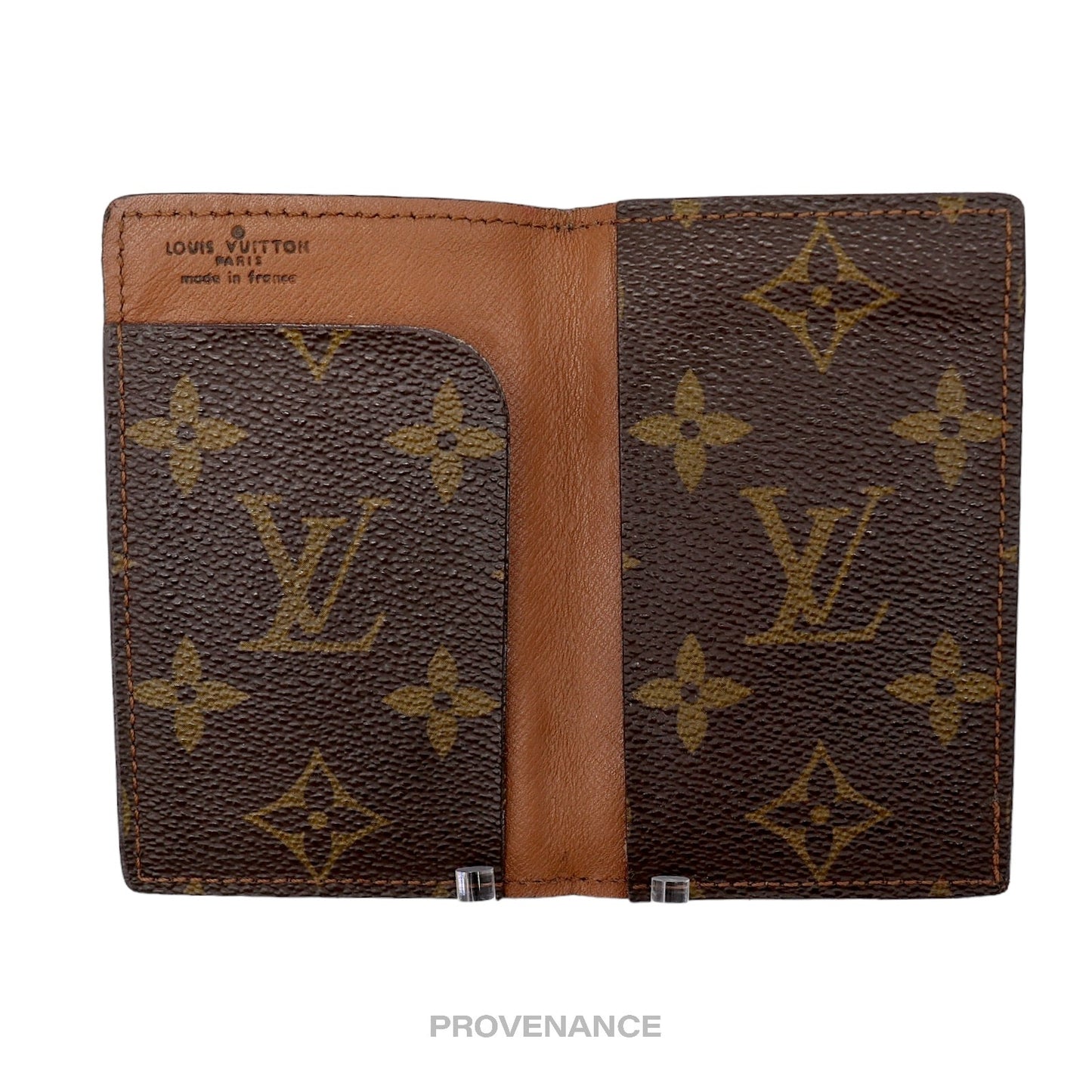 🔴 Louis Vuitton Pocket Organizer Card Wallet - Monogram Small "f"