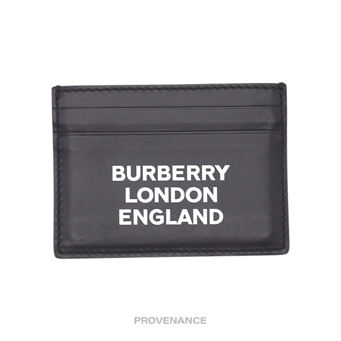 🔴 BURBERRY LONDON ENGLAND Card Holder Wallet - Black