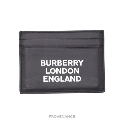 🔴 BURBERRY LONDON ENGLAND Card Holder Wallet - Black