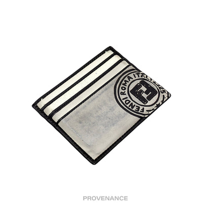 🔴 Fendi x Joshua Vides Card Holder Wallet - Black White