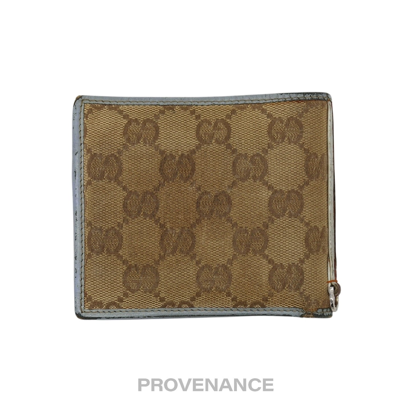 🔴 Gucci Bifold Wallet - GG Canvas Blue