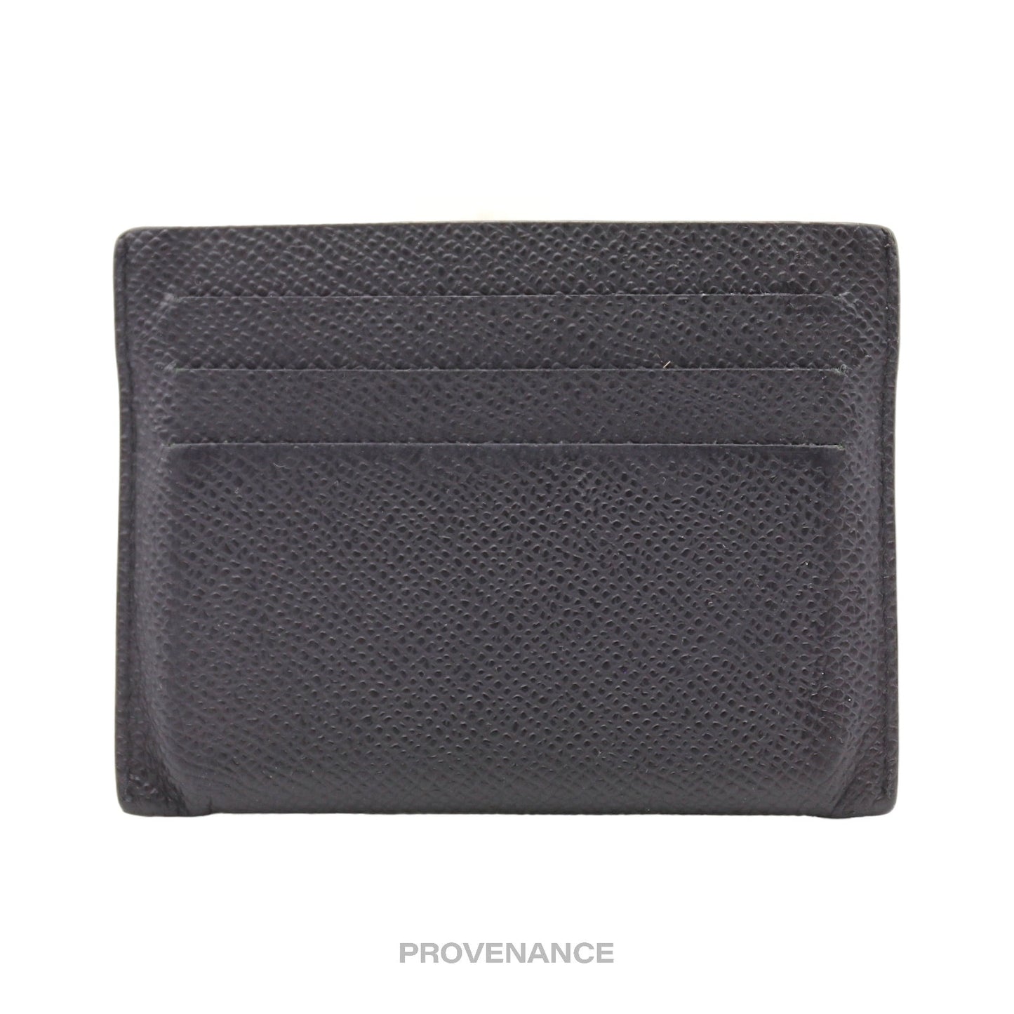 🔴 Givenchy Logo 6CC Card Holder Wallet - Black Leather