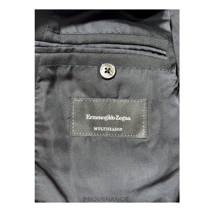 🔴 Zegna Black Dinner Jacket Coat Tuxedo - Peak 36 46