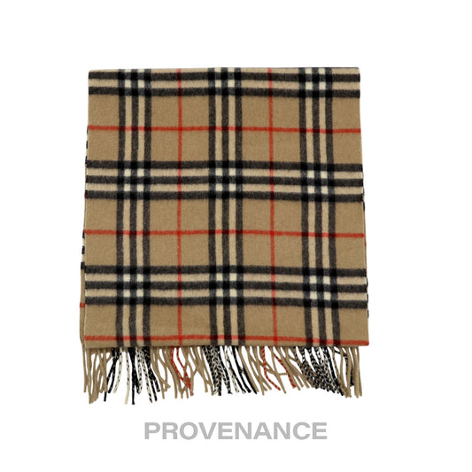 🔴 Burberry Scarf - PURE CASHMERE Nova Check