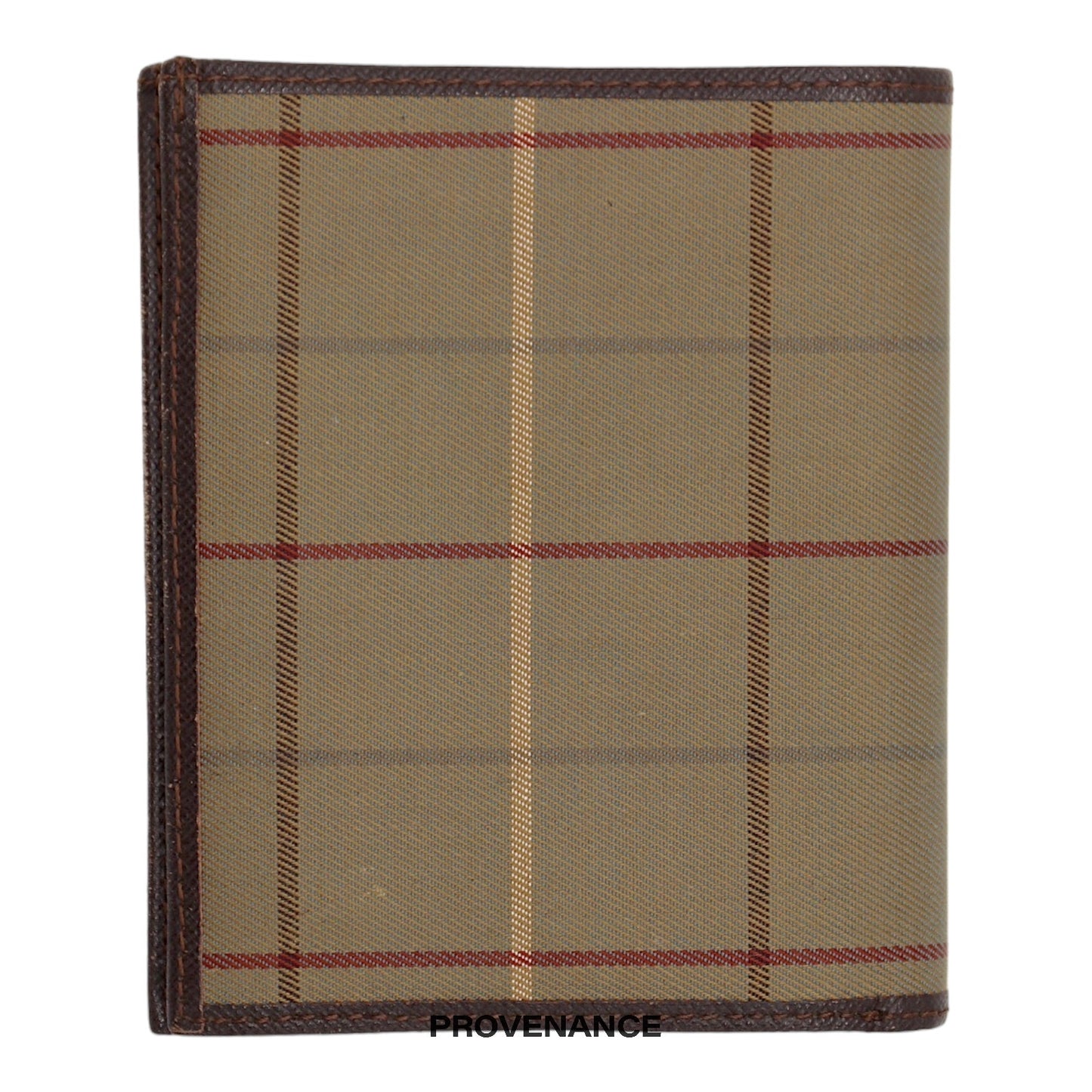 🔴 Burberry Horizontal Bifold Wallet - Vintage Check