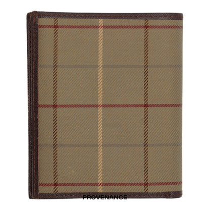 🔴 Burberry Horizontal Bifold Wallet - Vintage Check