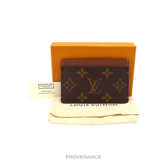 🔴 Louis Vuitton Card Holder Wallet - Monogram