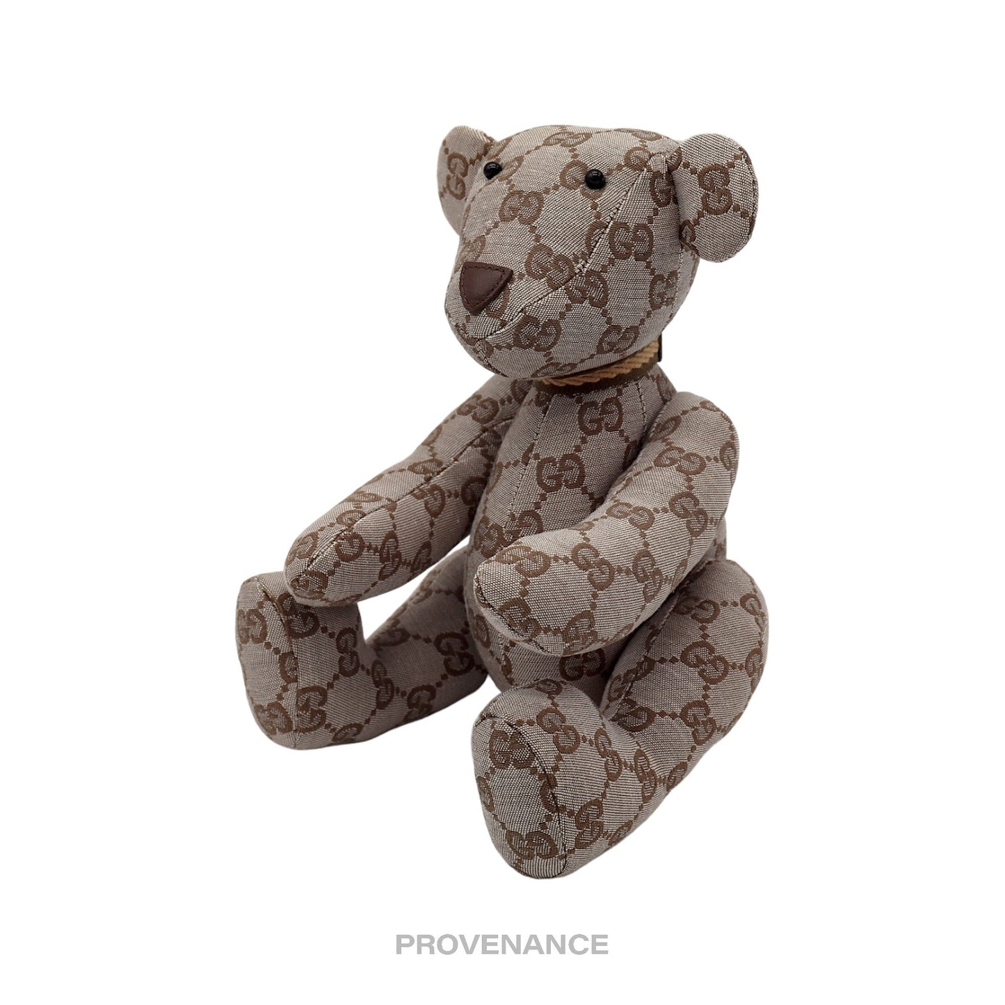 🔴 Gucci Teddy Bear - Light Brown GG Canvas