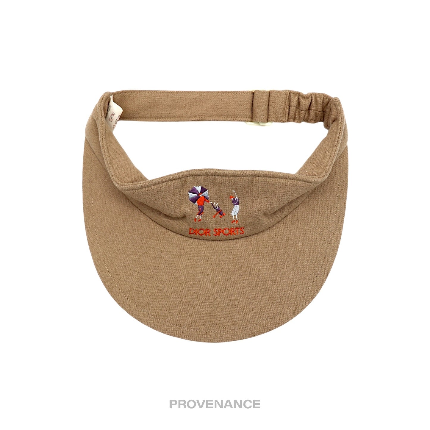 🔴 Dior Sports Golf Embroidered Visor - Sand