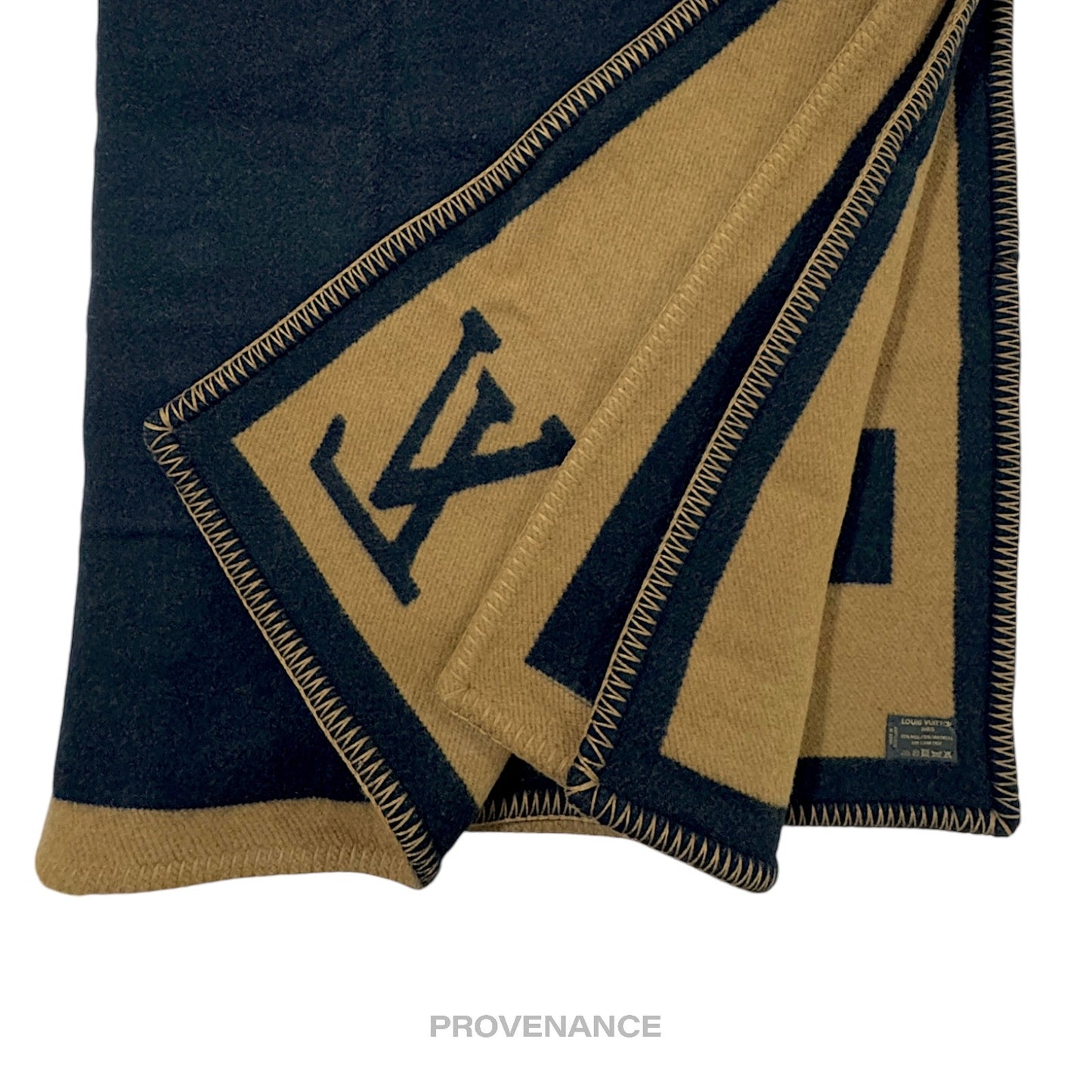 🔴 Louis Vuitton Initials Karakoram Blanket - Wool Cashmere