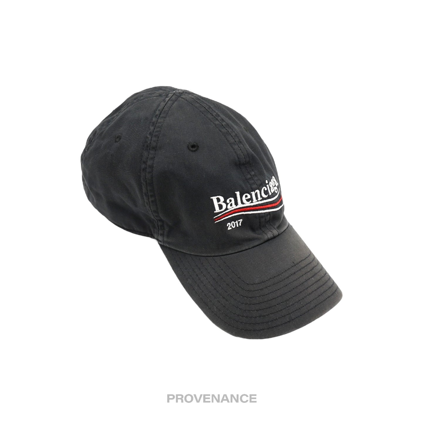 🔴 Balenciaga Political Campaign Cap Hat - Washed Black