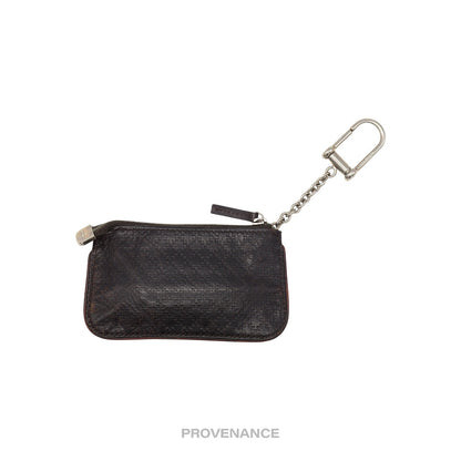 🔴 Gucci Key Pouch Cles - Chocolate Diamante Leather