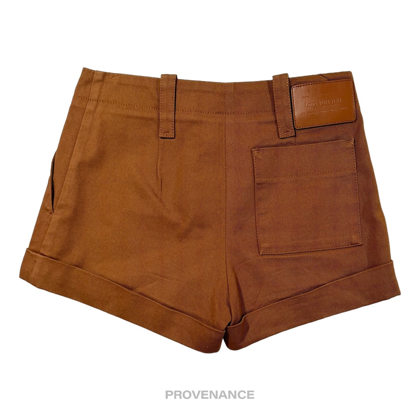 🔴 Louis Vuitton Inventeur Shorts - Armagnac Cotton Twill 34