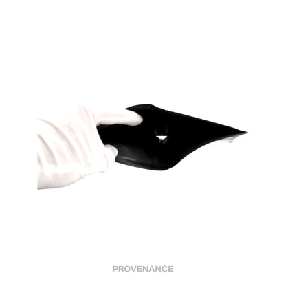 🔴 Hermès 8CC Bifold Wallet - Black Perforated H