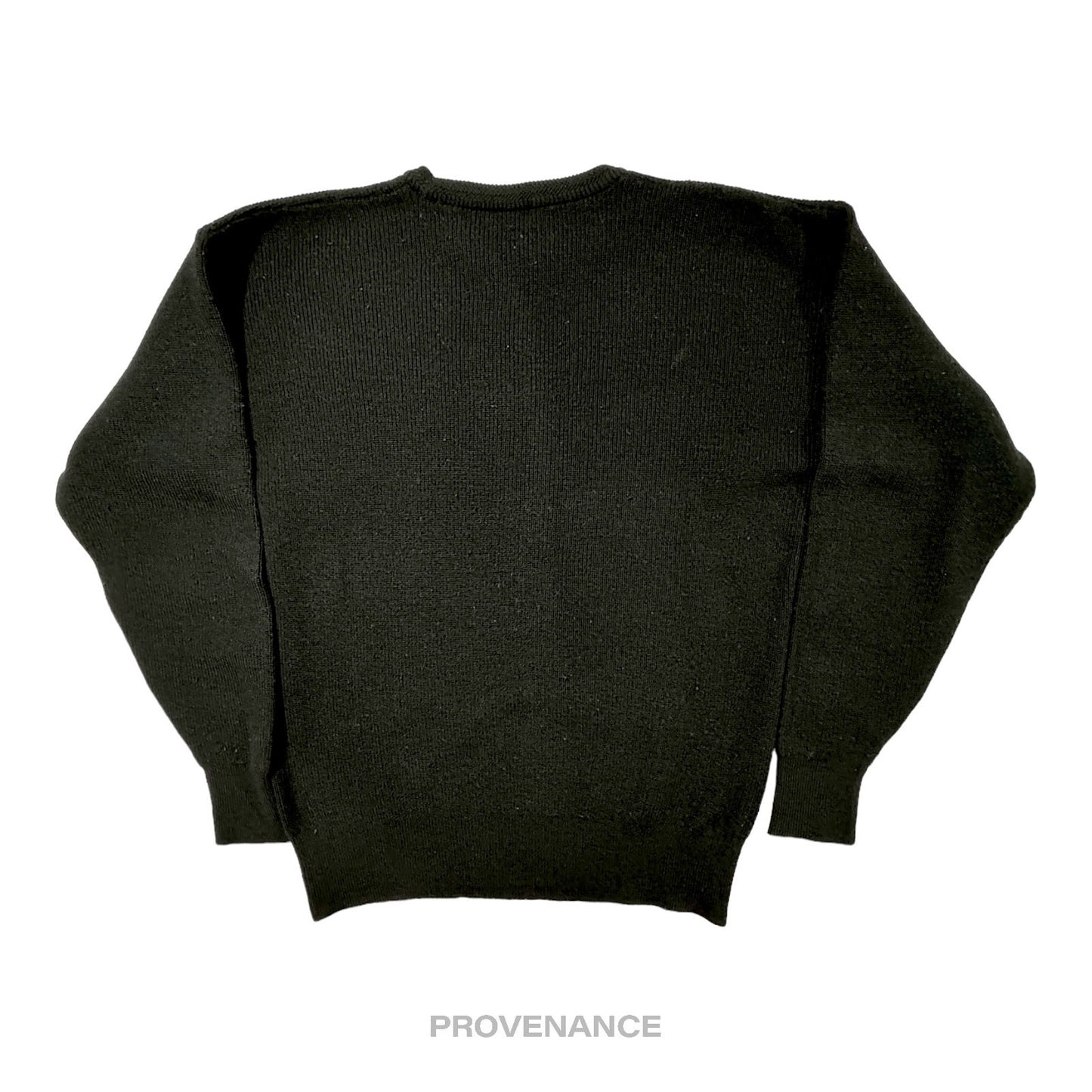 🔴 Christian Dior Sports Crewneck Wool Sweatshirt - Black L