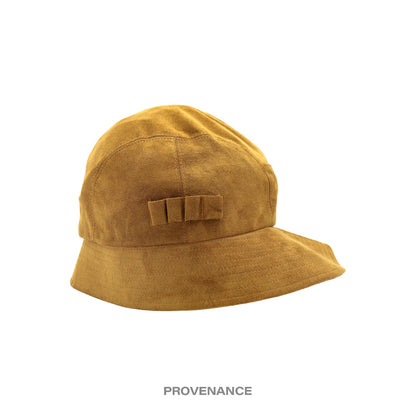 🔴 Givenchy Asymmetric Bucket Hat - Brown Acorn Microsuede