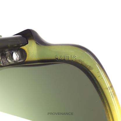 🔴 Christian Dior Optyl Vintage Sunglasses - Green Yellow