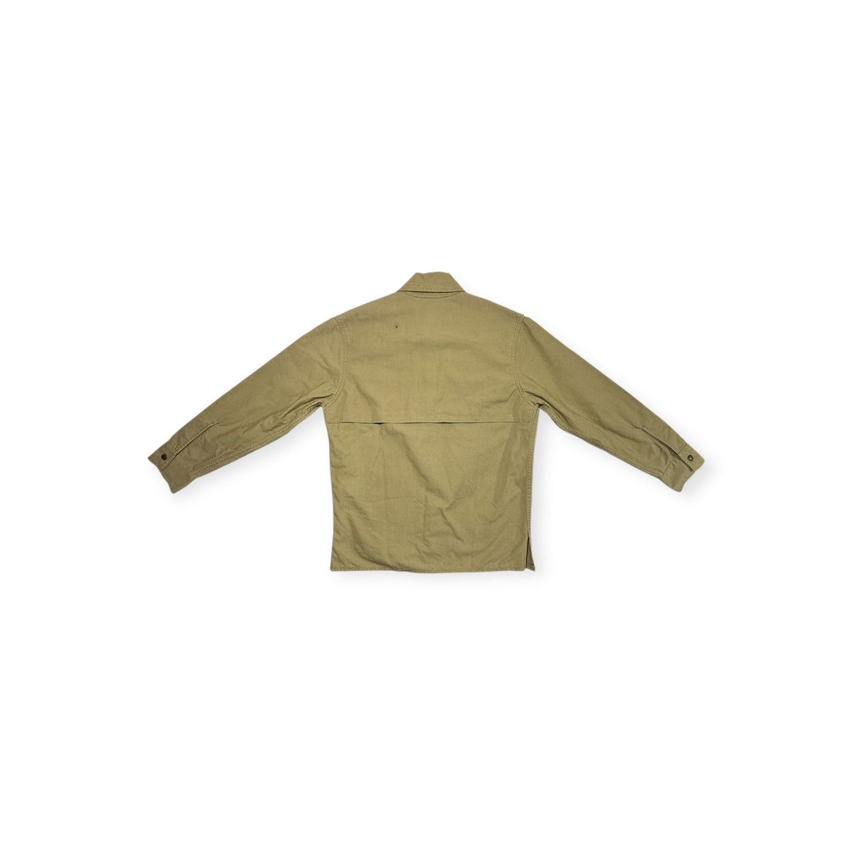 🔴 Filson Dry Tin Cloth Cape Coat 95 Tan USA Vintage SM 38