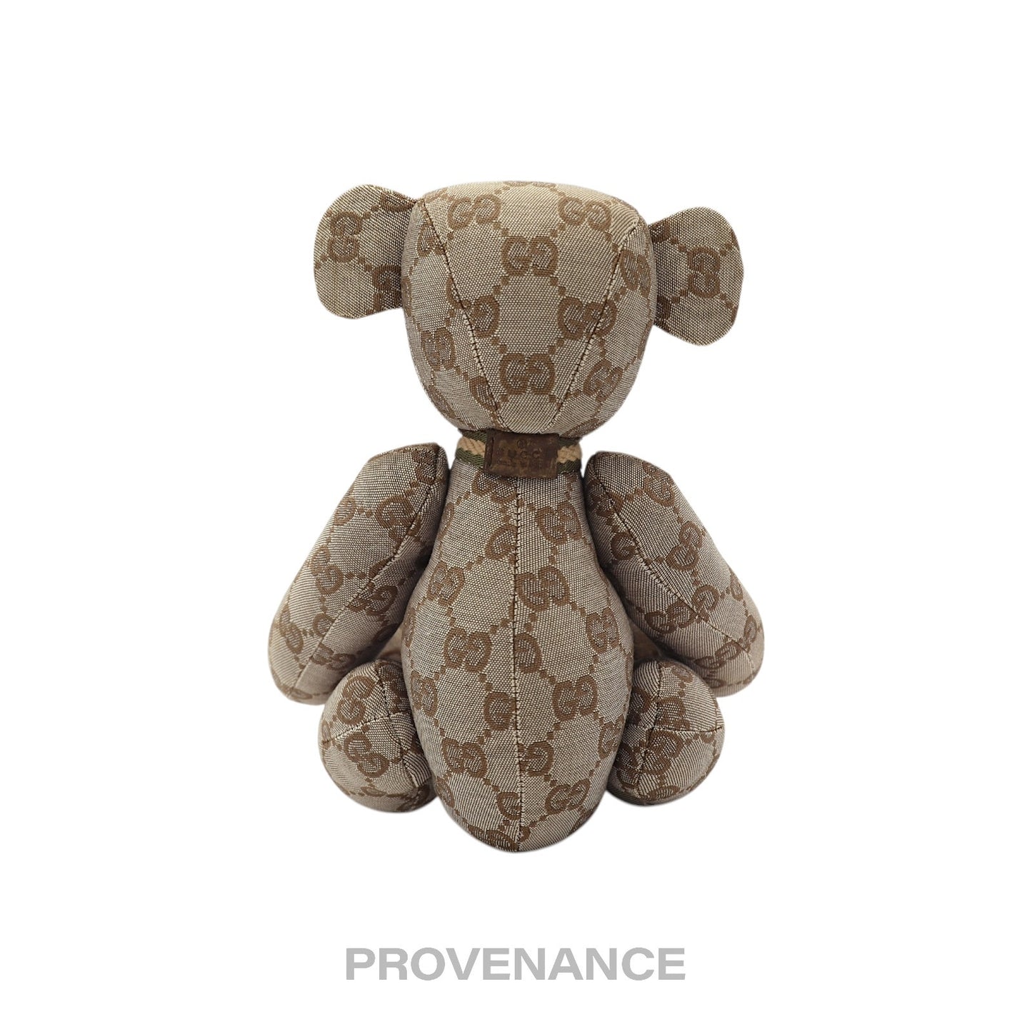 🔴 Gucci Teddy Bear - GG Canvas Tan