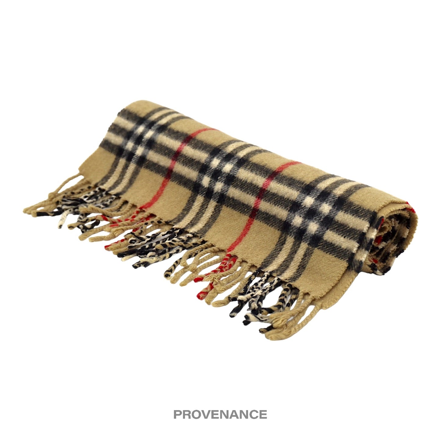 🔴 Burberry Scarf - Silver Jubilee Nova Check Cashmere