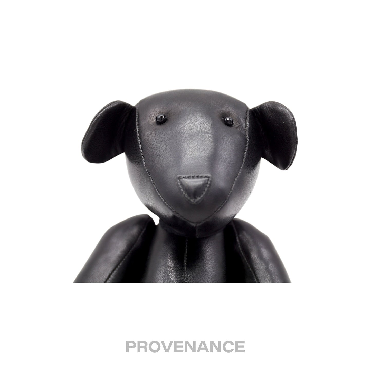 🔴 Gucci Teddy Bear - Black Calfskin Leather