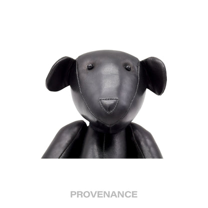 🔴 Gucci Teddy Bear - Black Calfskin Leather