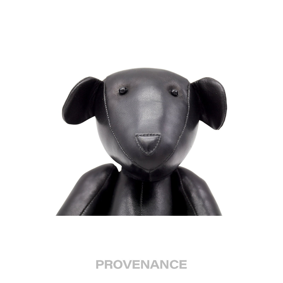 🔴 Gucci Teddy Bear - Black Calfskin Leather