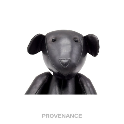 🔴 Gucci Teddy Bear - Black Calfskin Leather