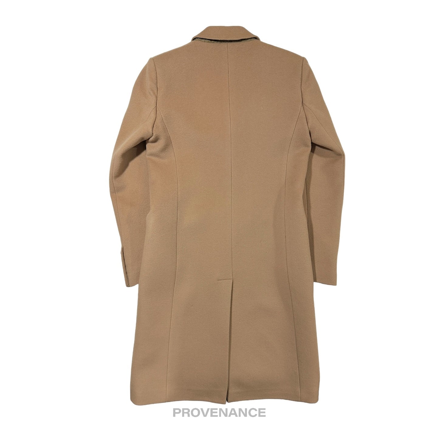 🔴 Gucci Chesterfield Wool Coat - Camel 42