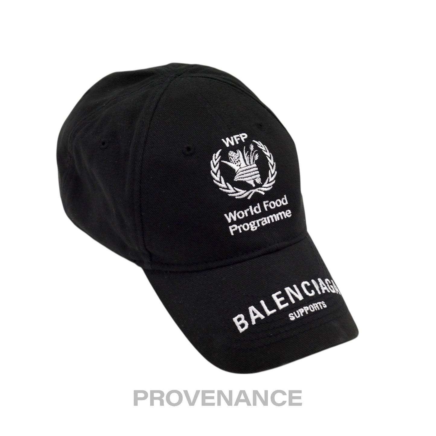 🔴 Balenciaga WFP World Food Programme Cap - Black White