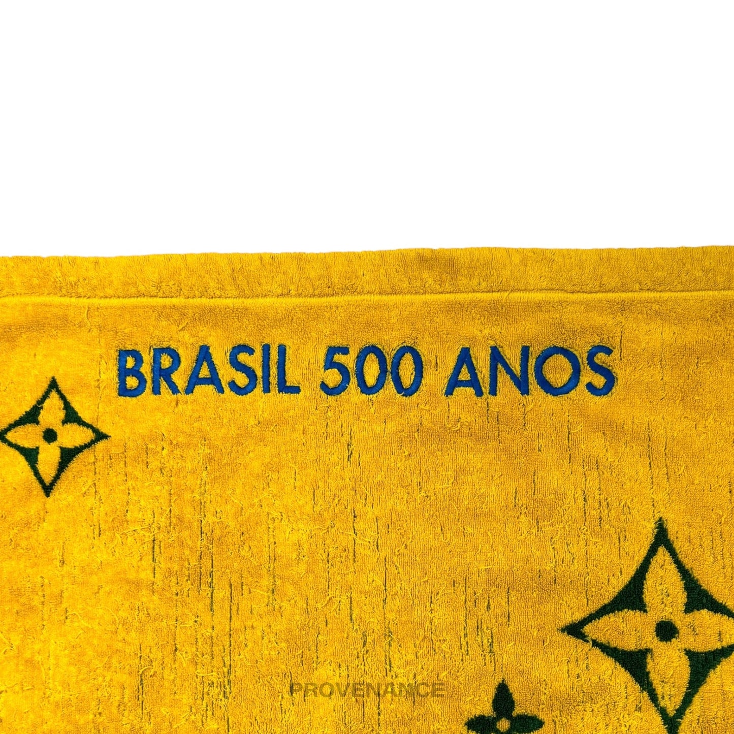 🔴 Louis Vuitton Beach Towel - BRAZIL 500 ANOS Monogram