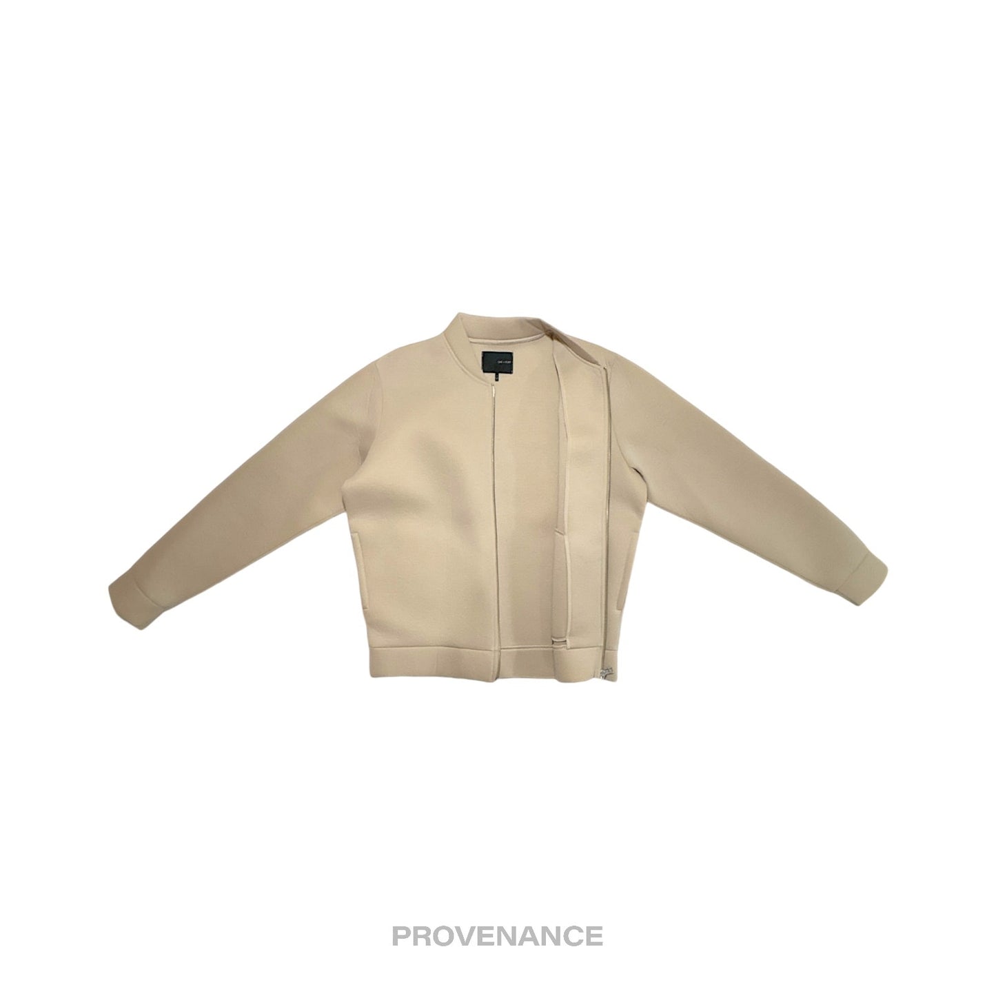 🔴 OAK + FORT Structured Bomber Jacket - Beige S