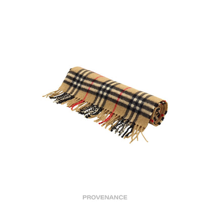 🔴 Burberry Scarf - "Burberrys" Nova Check Cashmere